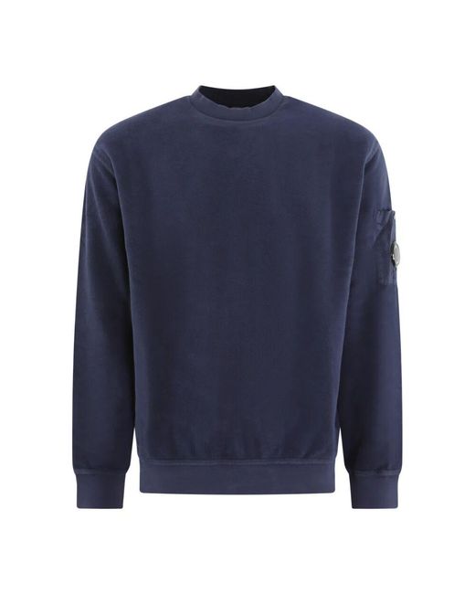 C P Company Gebürsteter pullover in Blue für Herren