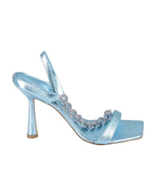 Aldo Castagna Blue High Heel Sandals