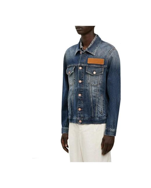 Palm Angels Denim Jackets in het Blue voor heren