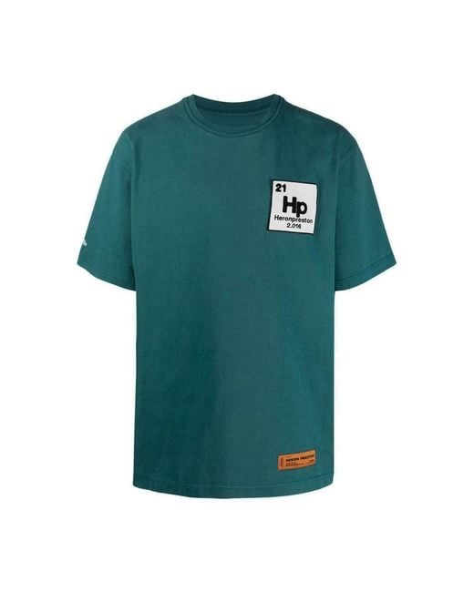 Heron Preston Green T-Shirts for men