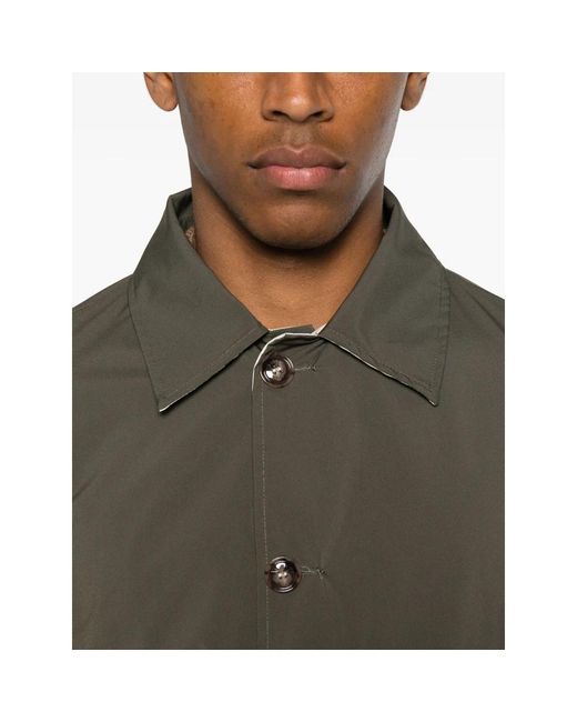 Barba Napoli Green Rain Jackets for men