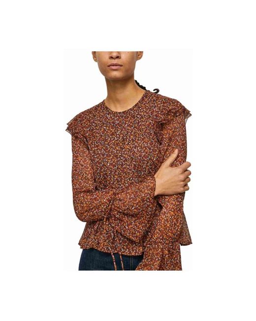 Pepe Jeans Brown Blouses