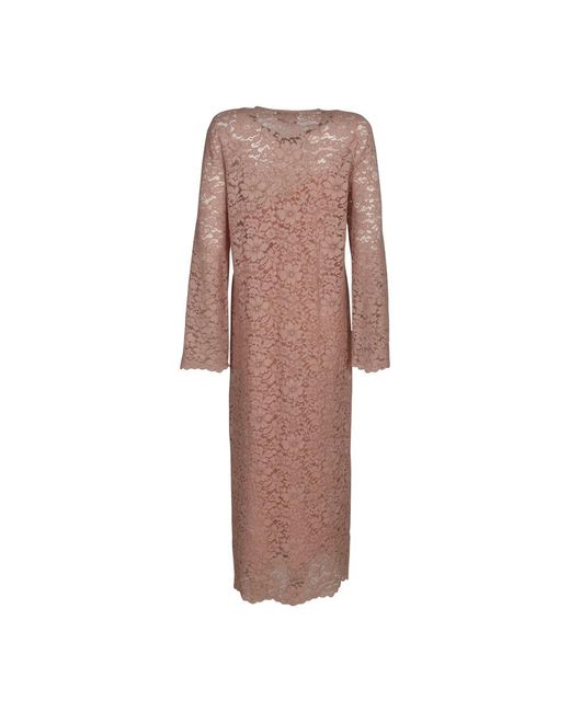 Midi Dresses Simonetta Ravizza de color Brown