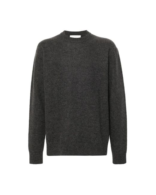 Round-Neck Knitwear di Jil Sander in Gray da Uomo