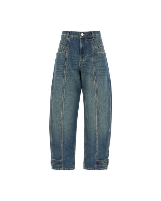 Isabel Marant Blue Loose Fit Jeans