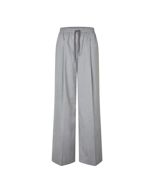 Samsøe & Samsøe Gray Wide Trousers