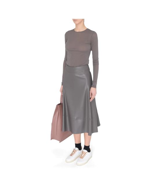 Max Mara Gray Elegantes Schwarzes Kleid