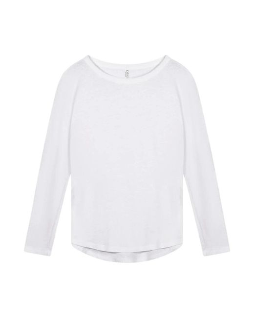10Days Long Sleeve Linen in het White