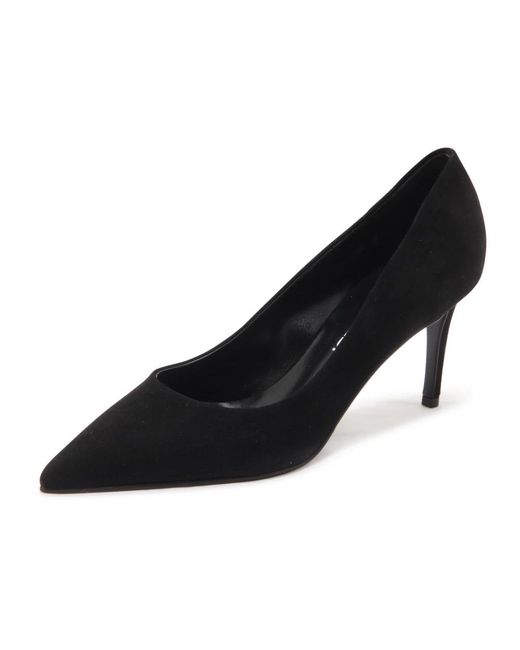 Lella Baldi Black Lt503 Suede Pump