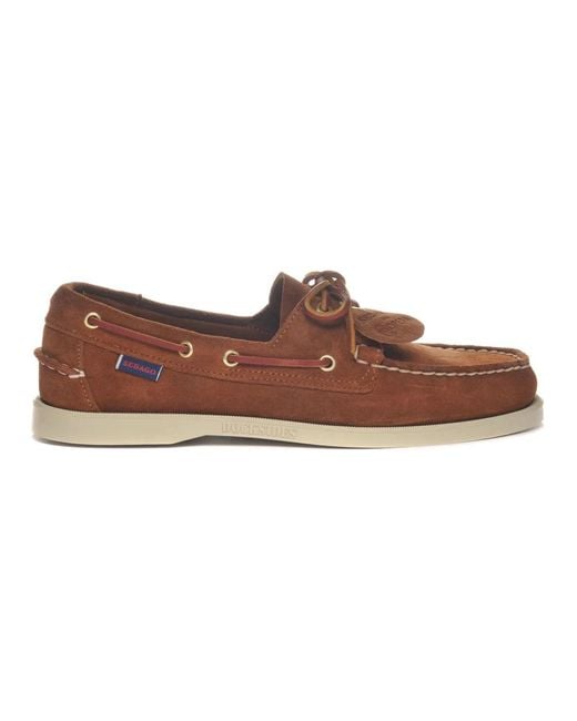Sailor Shoes di Sebago in Brown da Uomo