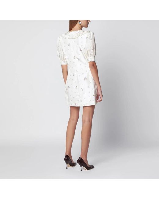 Alessandra Rich White Shirt Dresses