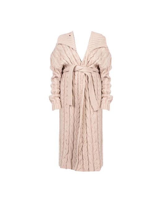 LA HAINE INSIDE US Truien & Vesten ,Roze ,Elegante Lange Vest in het Pink