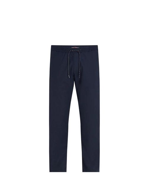 Tommy Hilfiger Blue Straight Trousers for men
