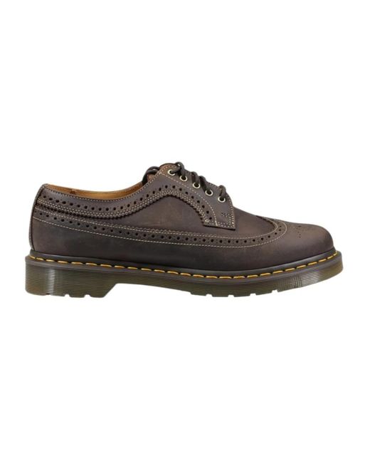 Dr. Martens Brown Laced Shoes for men