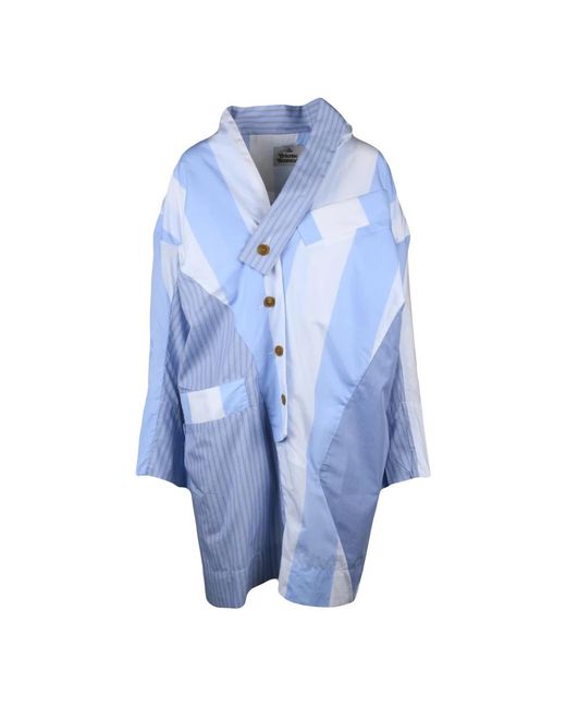 Vivienne Westwood Arabesque Patchwork Jurk in het Blue