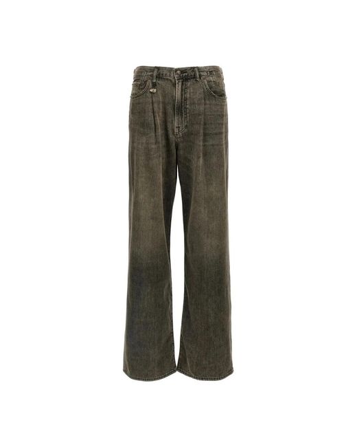 Wide Jeans di R13 in Green