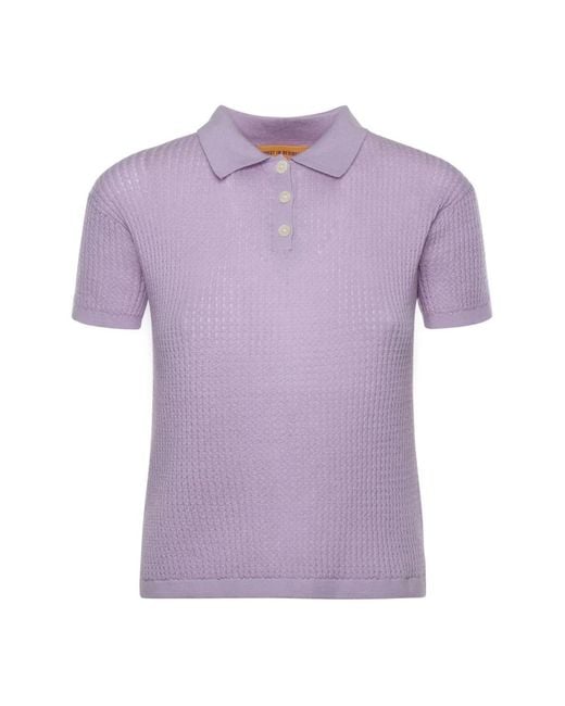 Guest In Residence Purple Cashmere Knitwear