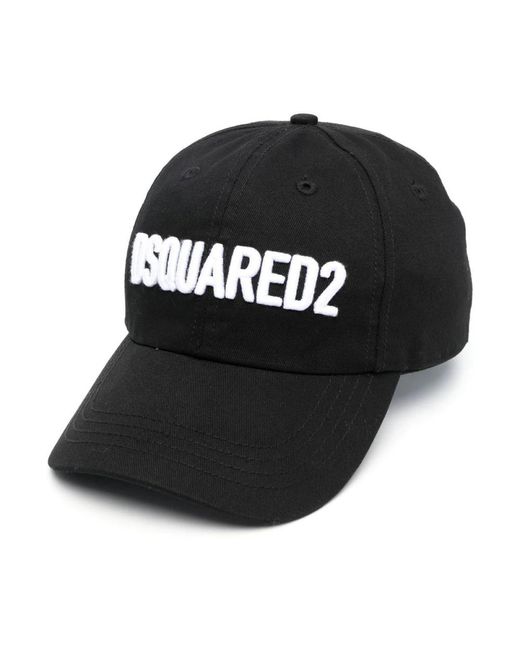 DSquared² Black Hats & Caps for men