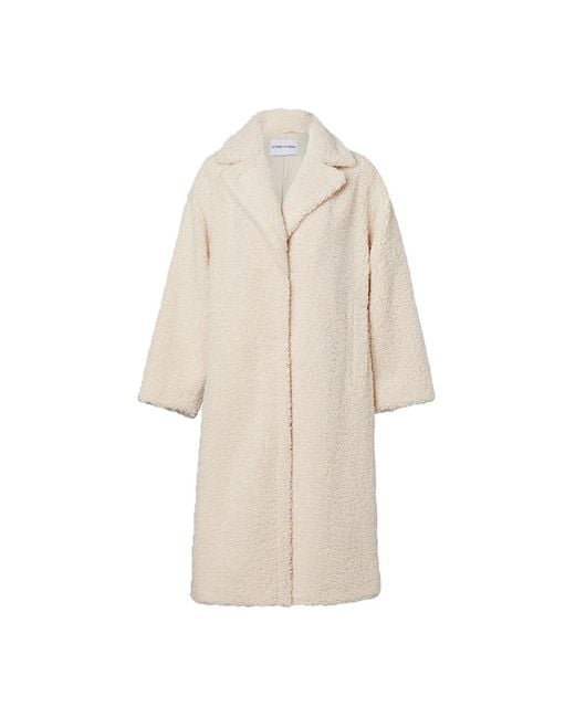 Stand Studio Faux Fur & Shearling Jackets in het Natural
