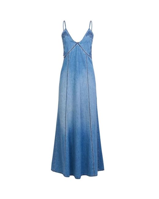Dresses > day dresses > maxi dresses Chloé en coloris Blue