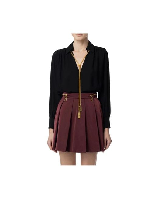 Elisabetta Franchi Black Blouses