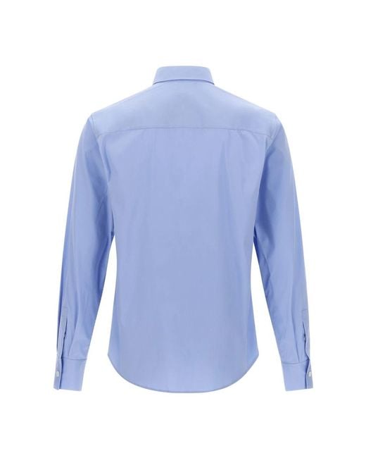 Ferragamo Blue Formal Shirts for men