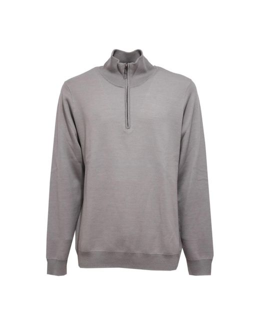 Paolo Pecora Gray Sweatshirts for men