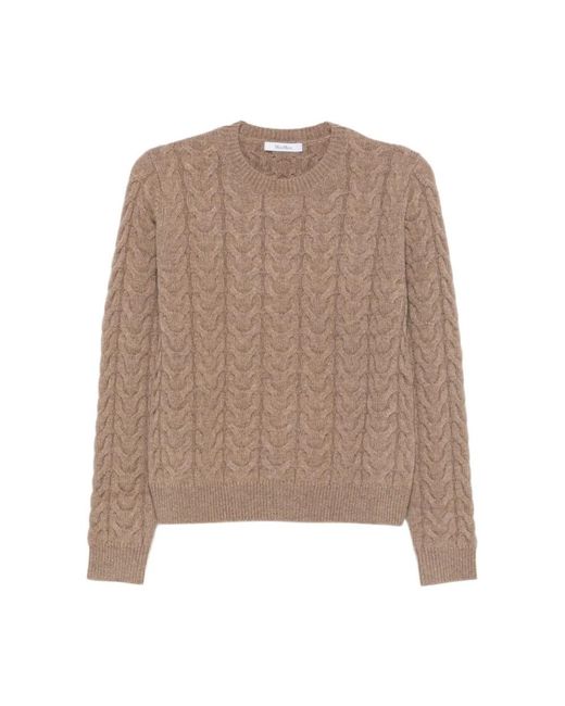 Max Mara Brown Knitwear