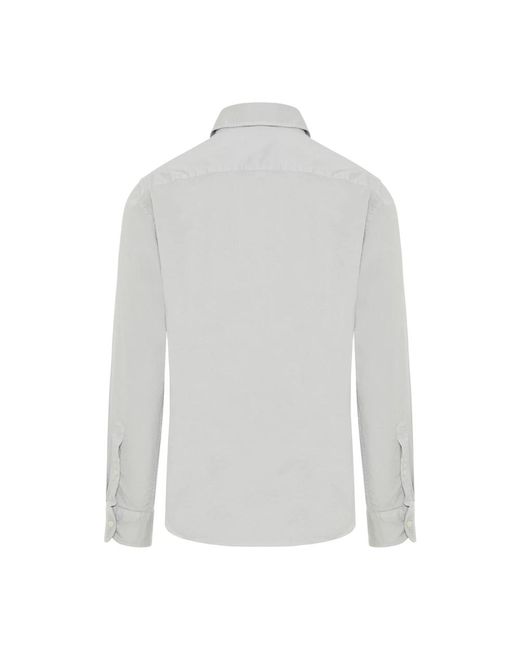 Sonrisa Baumwollhemd mit elasthan, made in italy in White für Herren