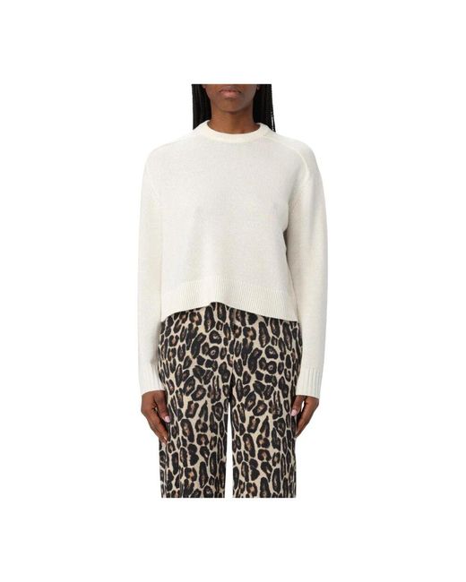 Theory White Schwarzer Kaschmir Pullover