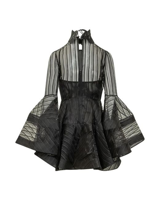 Zimmermann Black Short Dresses