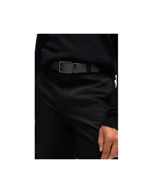HUGO Ledergürtel in Black für Herren