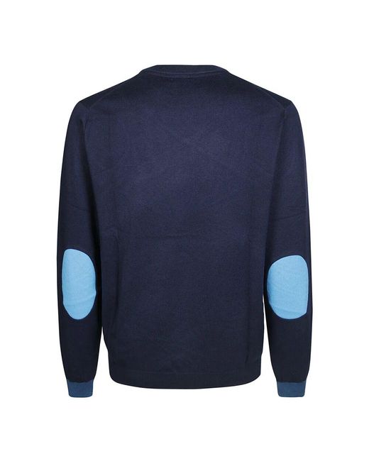Round-Neck Knitwear di Sun 68 in Blue da Uomo