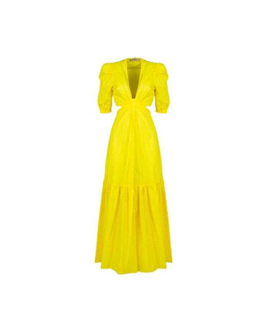 Twin Set Yellow Maxi Dresses