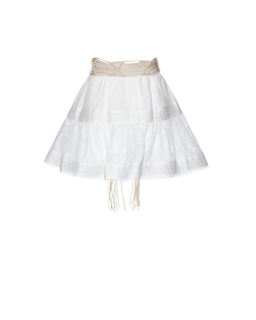 Short Skirts Silvian Heach de color White