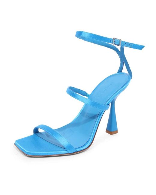 Sergio Levantesi Blue High Heel Sandals