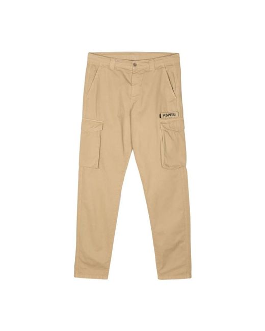 Aspesi Natural Slim-Fit Trousers for men