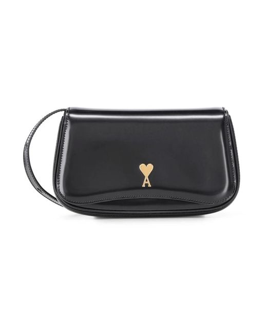 AMI Black Shoulder Bags