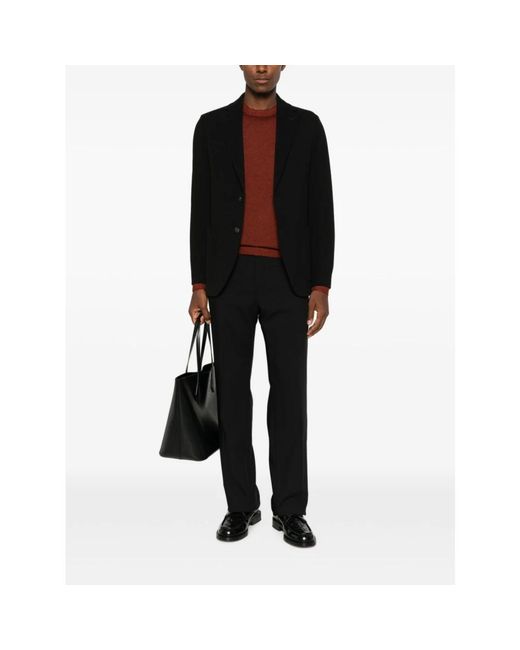 Fay Red Round-Neck Knitwear for men