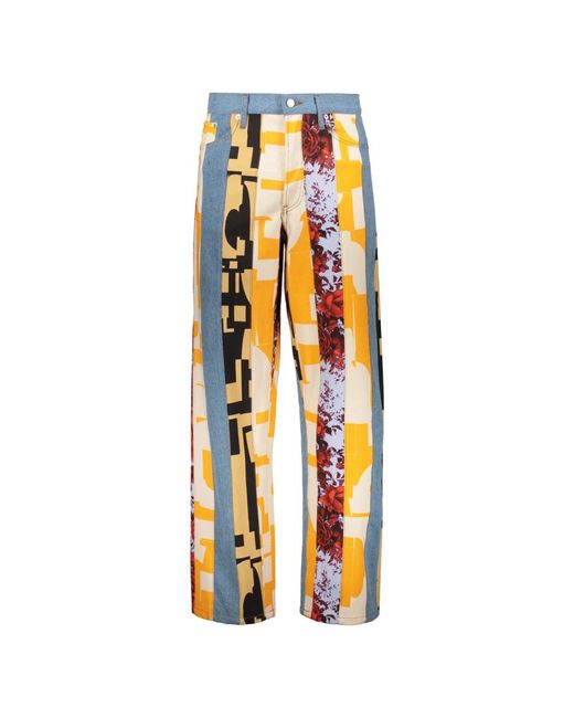 Dries Van Noten Orange 5-Pocket Jeans for men