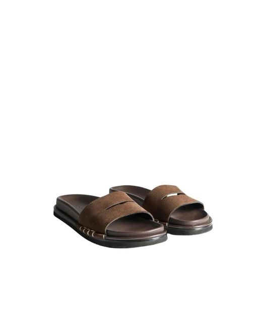 J.W. Anderson Brown Sliders