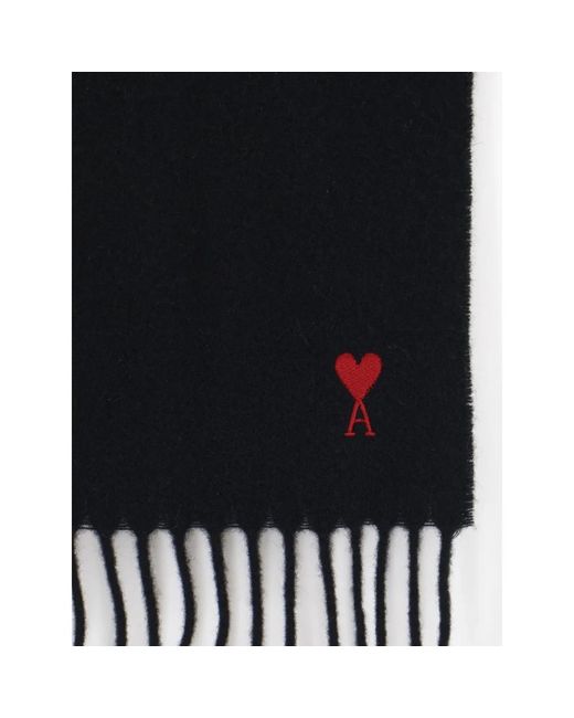 Winter Scarves di AMI in Black da Uomo