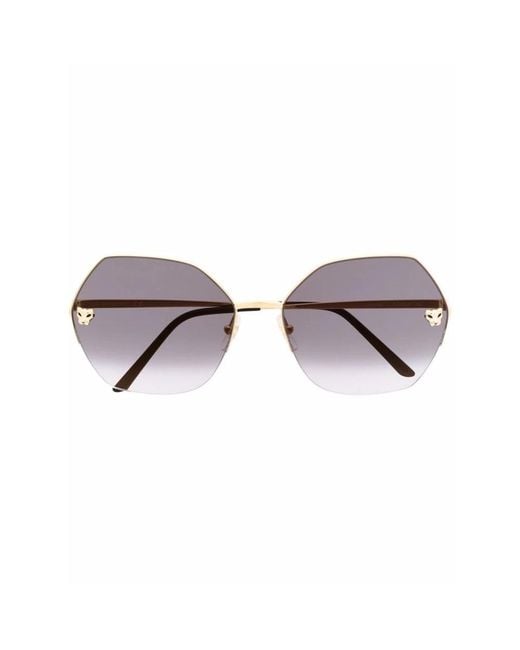 Cartier Yellow Sunglasses