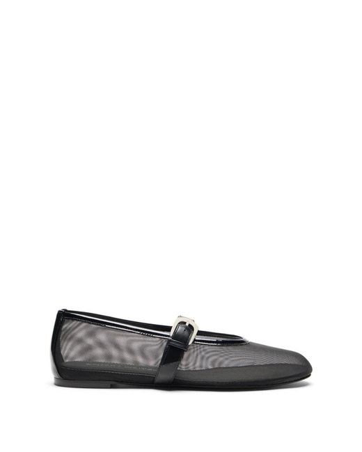 Stuart Weitzman Black Ballerinas