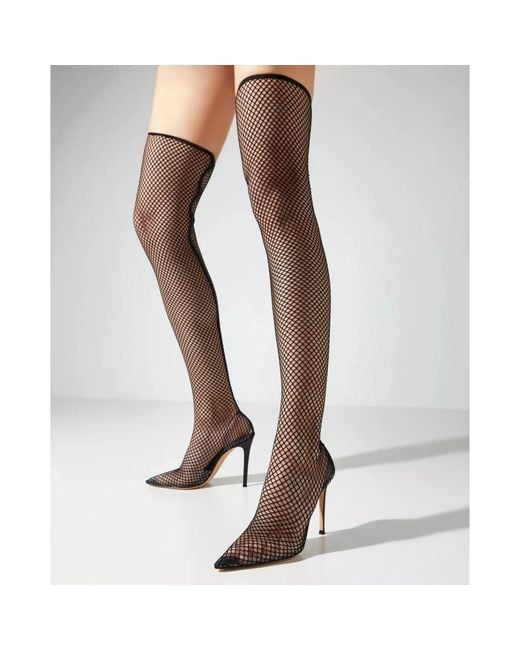 Gianvito Rossi Gray Over-The-Knee Boots