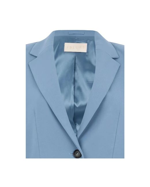 iBlues Jassen ,Blauw ,Leer Blazers in het Blue