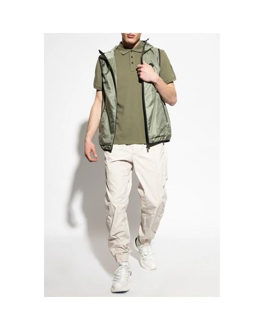 Moncler Green Vests for men