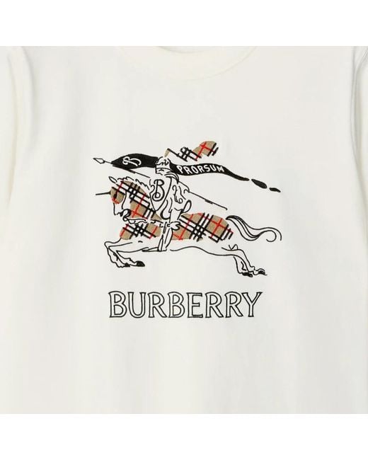 T-Shirts Burberry de color White