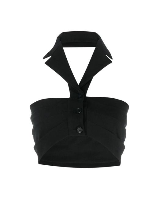 Philosophy Di Lorenzo Serafini Black Sleeveless Tops