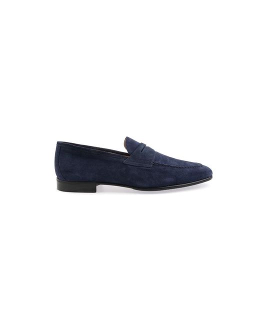 BERWICK  1707 Blue Loafers for men